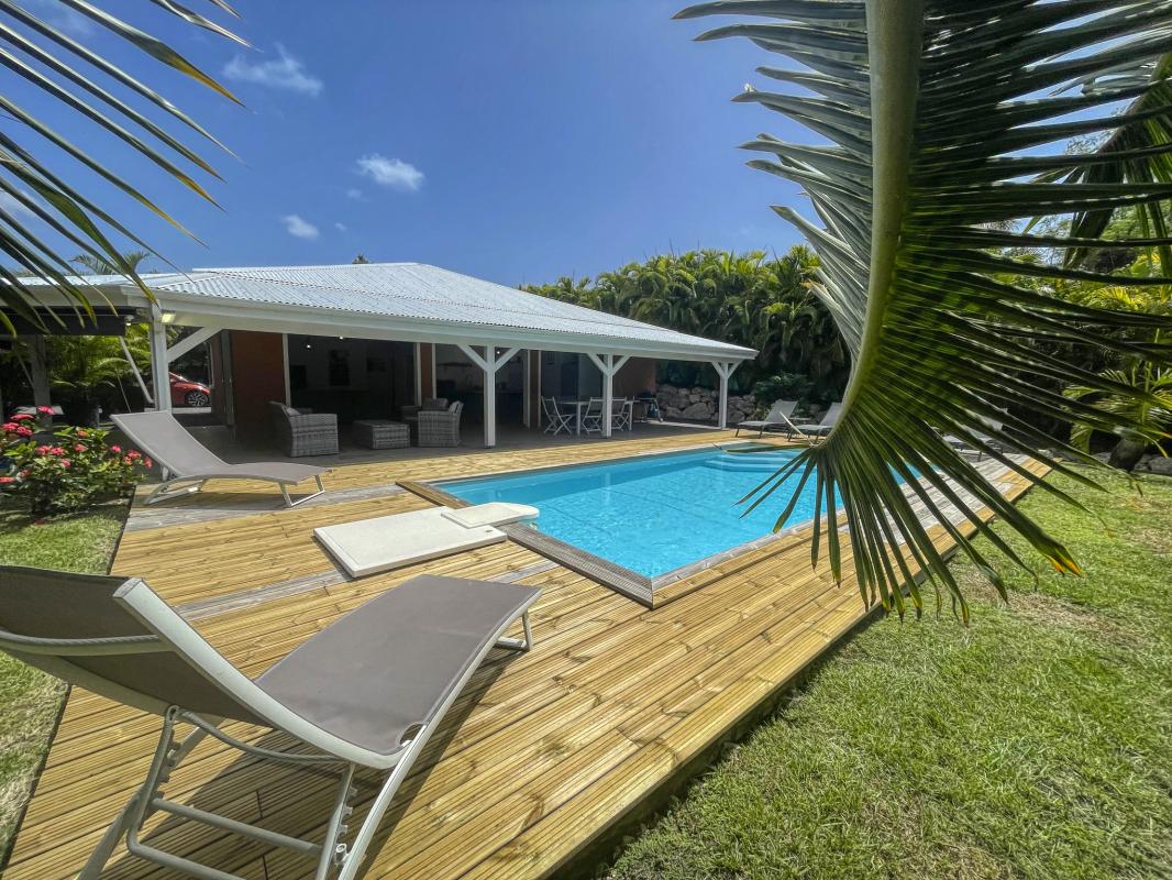 34-Location villa piscine Saint François Guadeloupe_vue ensemble